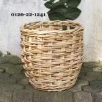 Round Weaving Rattan Basket-0120-22-1241 - Import Rattan To Europe